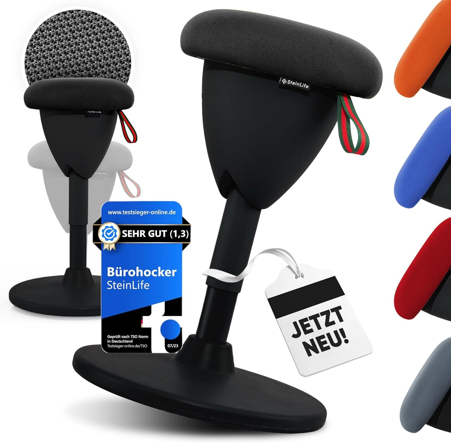 SteinLife Cone Bürohocker Ergonomisch