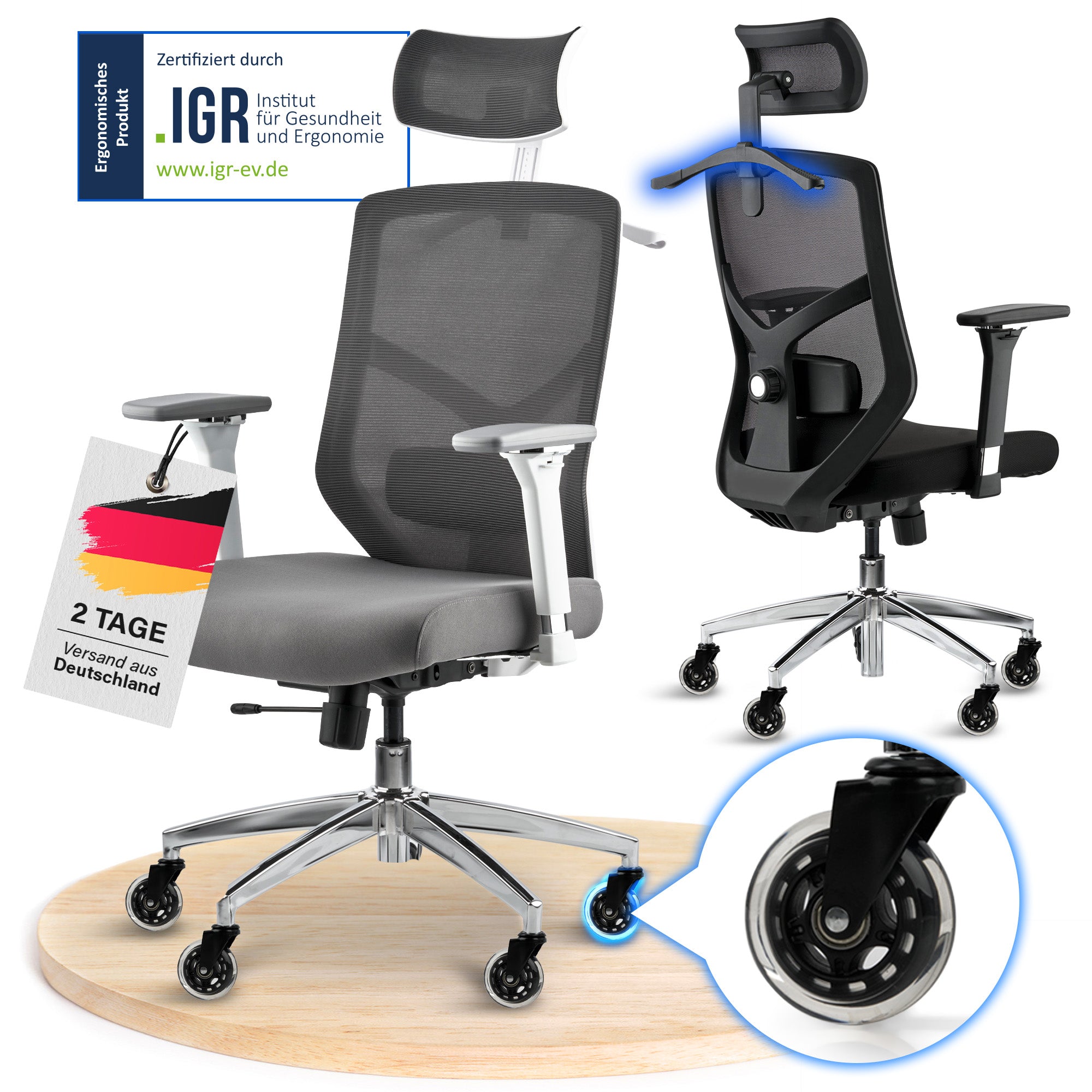SteinLife x EliteSeats Ergonomischer Bürostuhl