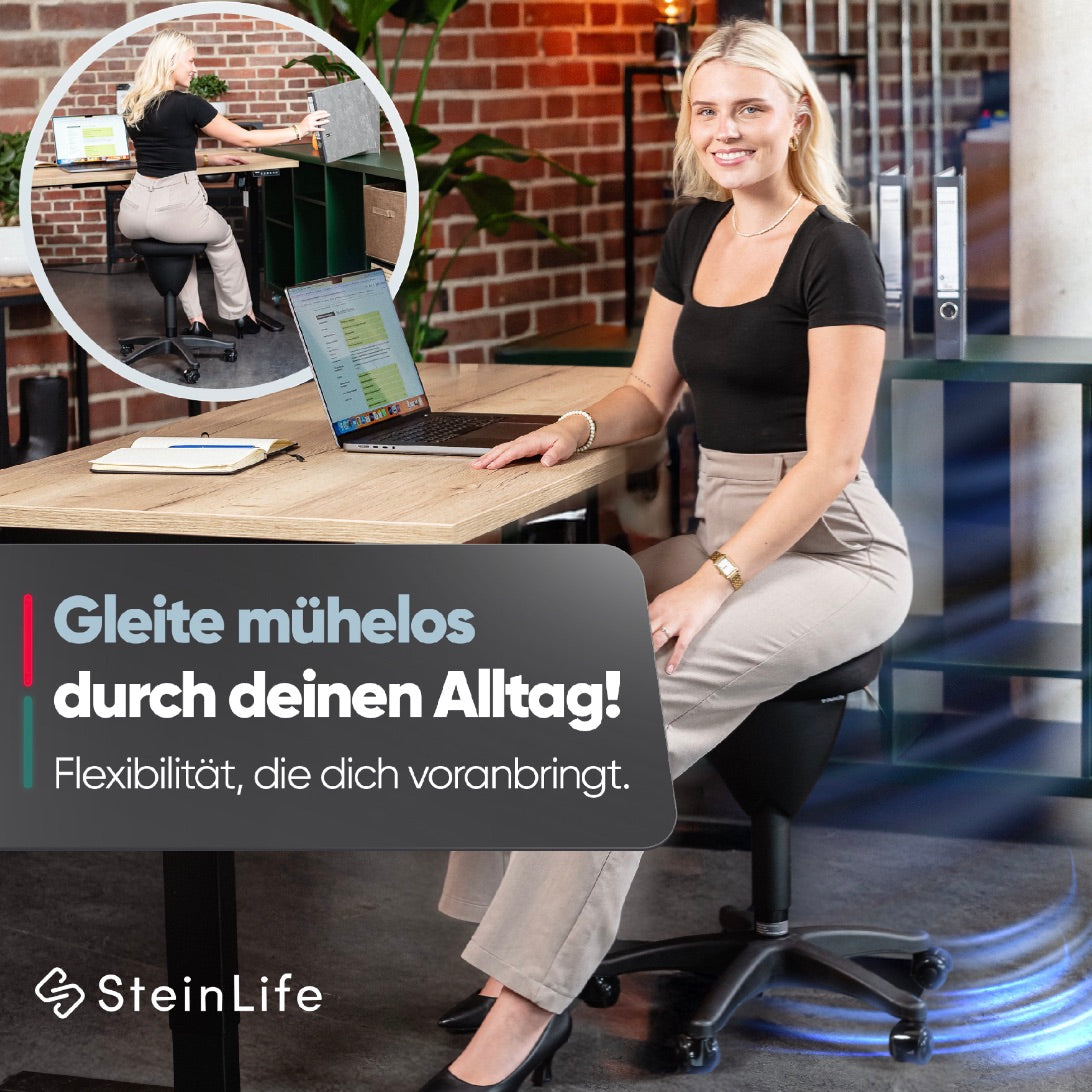 SteinLife Cone Bürohocker Ergonomisch