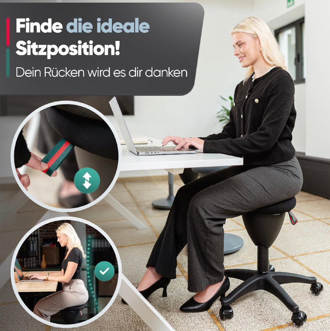 SteinLife Cone Bürohocker Ergonomisch