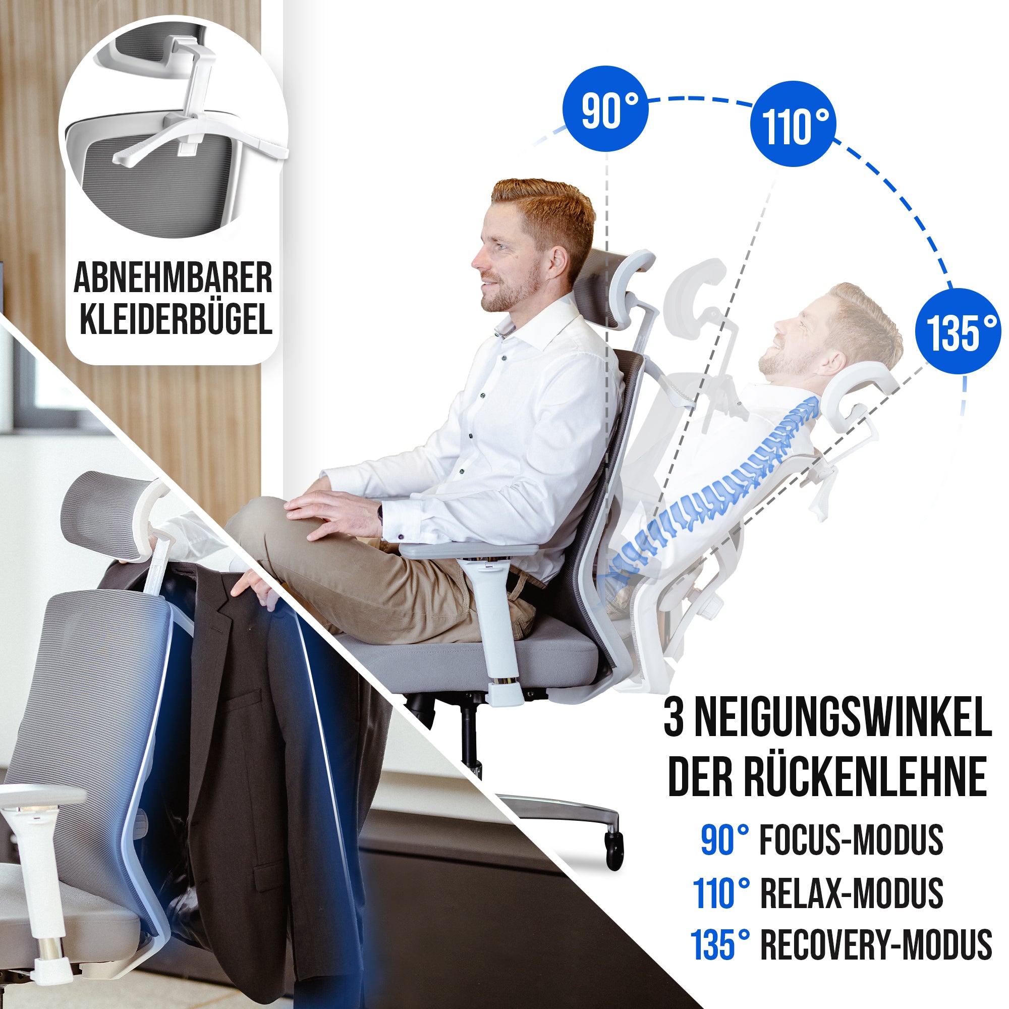 SteinLife x EliteSeats Ergonomischer Bürostuhl