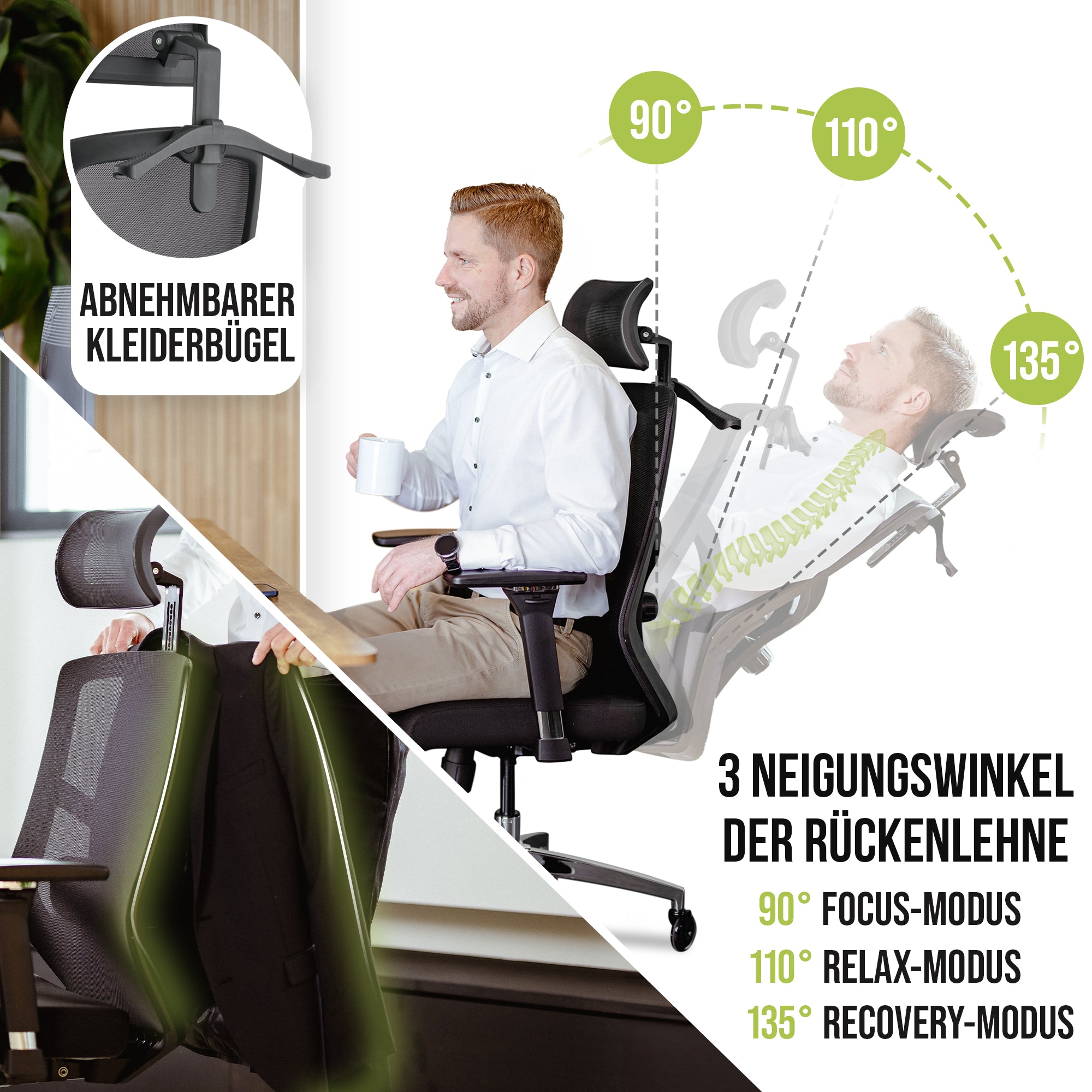 SteinLife x EliteSeats Ergonomischer Bürostuhl