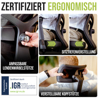 SteinLife x EliteSeats Ergonomischer Bürostuhl