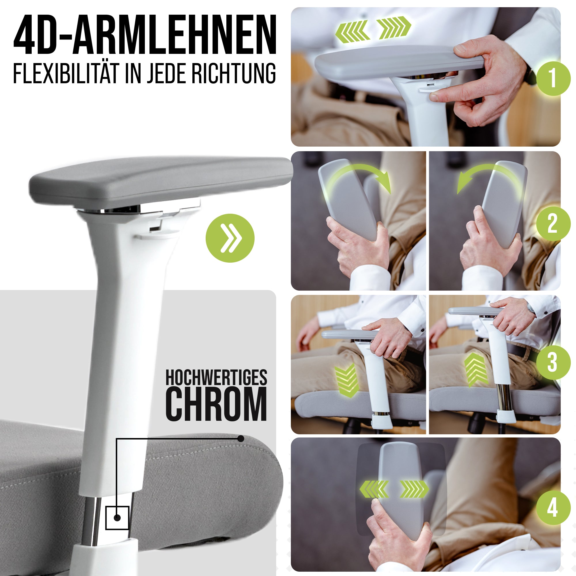 SteinLife x EliteSeats Ergonomischer Bürostuhl