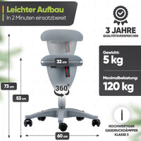 SteinLife Ergonomischer Bürohocker - Testsieger