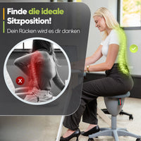 Ergonomischer Bürohocker Testsieger für aktives Sitzen – höhenverstellbar & dynamisch
