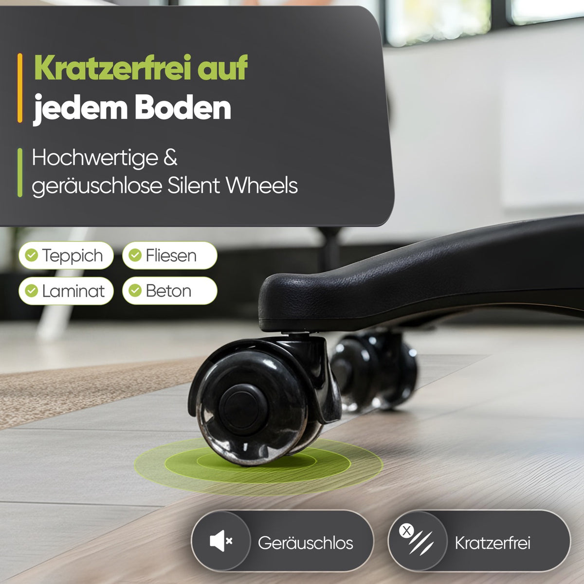 Volle Mobilität auf leisen Rollen