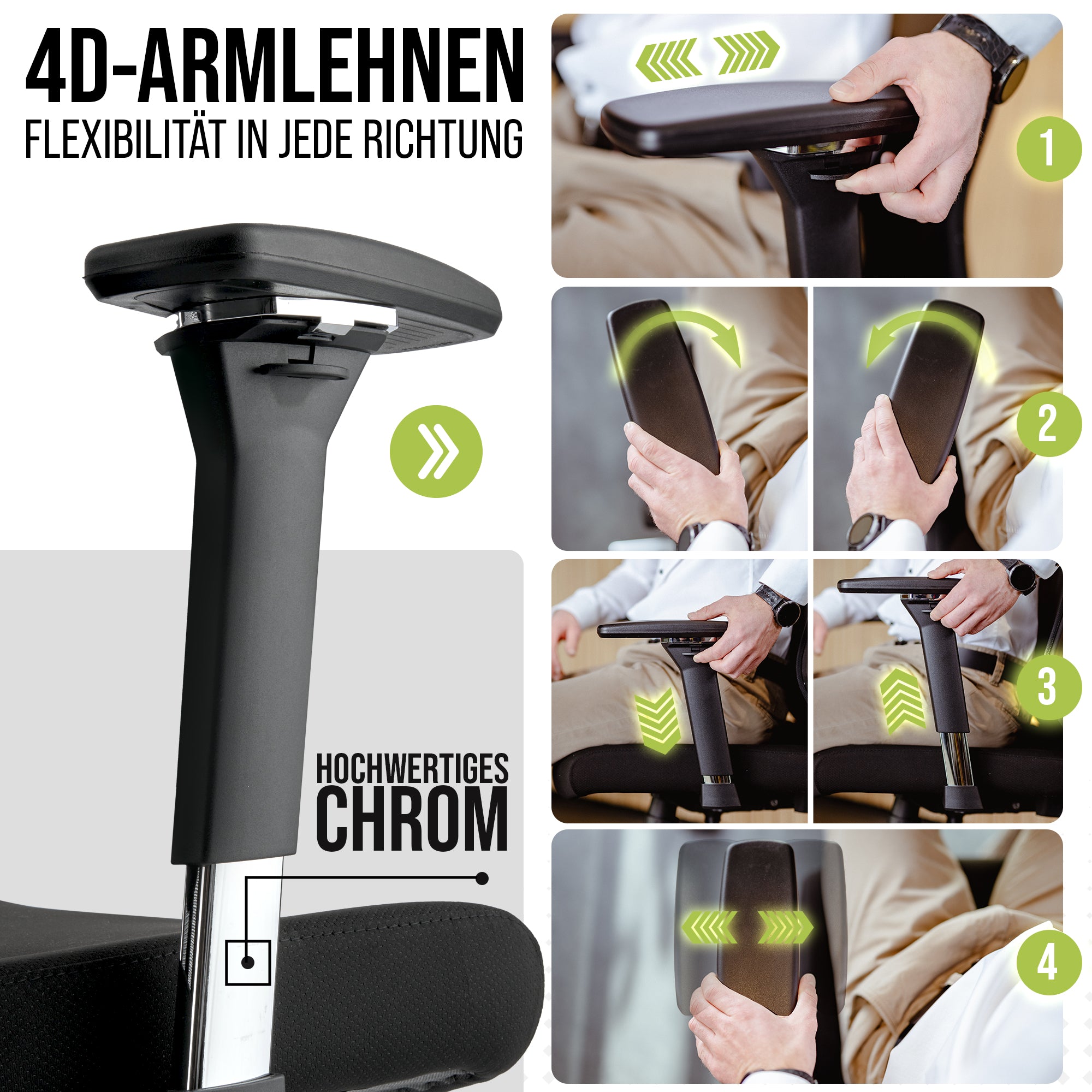 SteinLife x EliteSeats Ergonomischer Bürostuhl